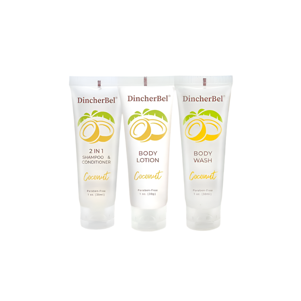 Tropical Coconut Travel Toiletries Kit (50 Sets)