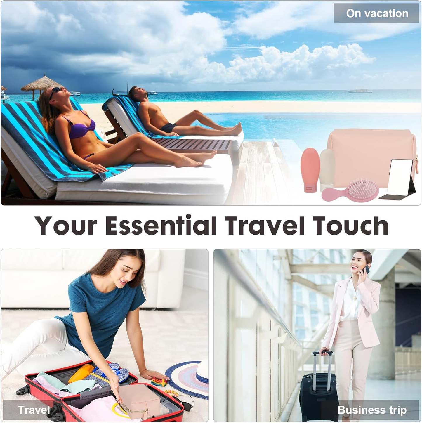 12-Piece Travel Essentials Kit