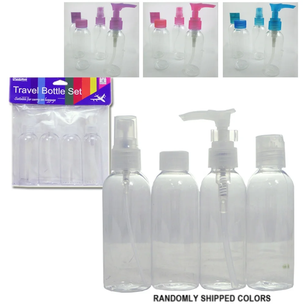 4-Piece Travel Bottle Set