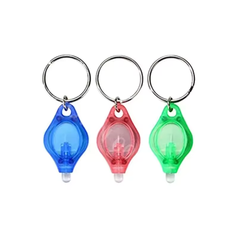 100-Pack Mini LED UV Keychain Flashlights