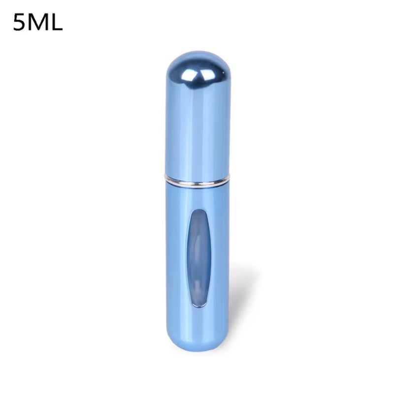 8/5Ml Perfume Atomizer Portable Liquid Container for Cosmetics Traveling Mini Aluminum Spray Alcochol Empty Refillable Bottle