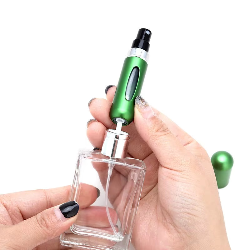8/5Ml Perfume Atomizer Portable Liquid Container for Cosmetics Traveling Mini Aluminum Spray Alcochol Empty Refillable Bottle