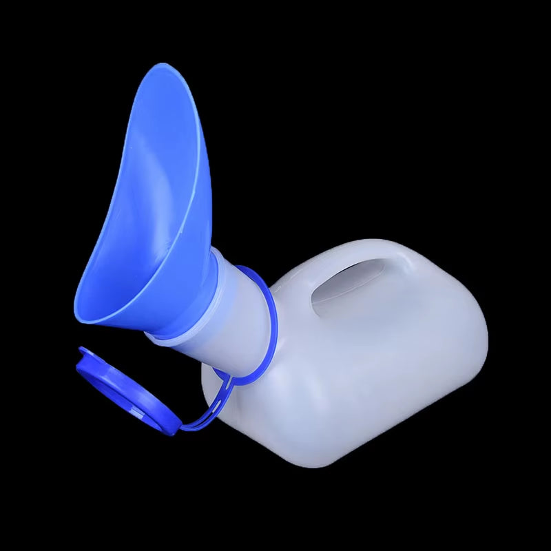 1000ML Plastic Unisex Portable Mobile Urinal Toilet Aid Bottle Urinal Pee Bottle Journey Travel Kits Camping Travel Outdoor Tool