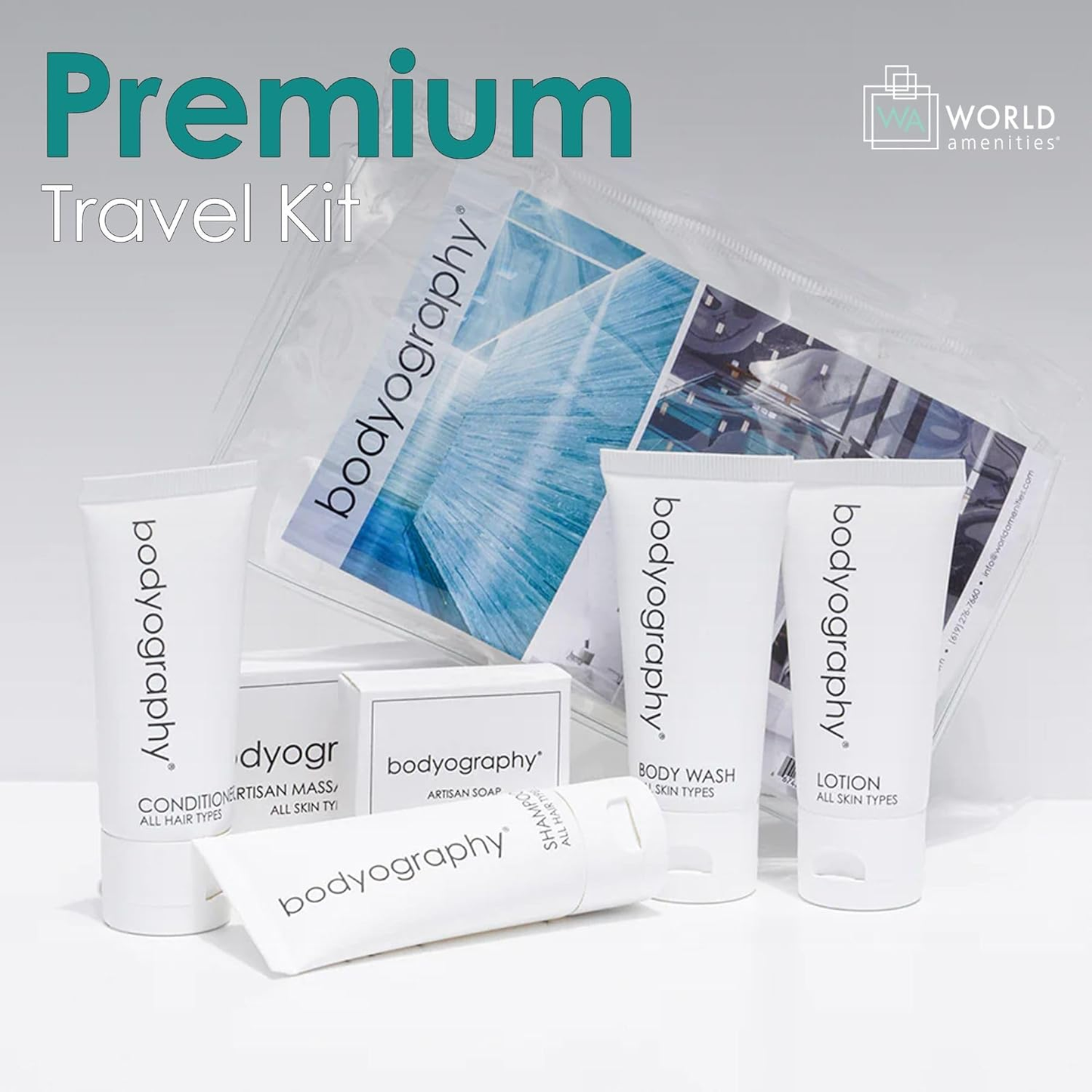 Vanilla White Tea Travel Toiletries Kit